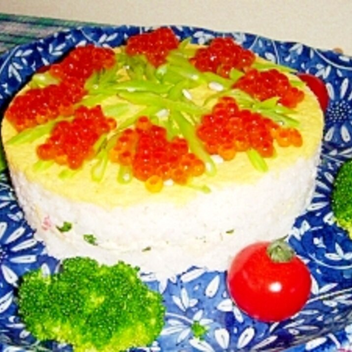 押し寿司deケーキ レシピ 作り方 By Okan Can07 楽天レシピ 押し寿司deケーキ レシピ 作り方 By Okan Can07 楽天レシピ